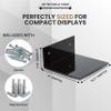 Black Acrylic Floating Shelf 9" D x 14.75" W x 7.75" H Floating Shelves for Wall, Stylish Floating Shelf with Easy Mounting, Durable Acrylic Shelves for Wall Display, Perfect for Collectibles (A043) view 2