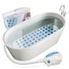 SereneLife Spa Bath Mat Full Body Massager - Portable Bubble Bath Massager with Air Jets, Remote Control, Non-Slip Adjustable Bubble Mat, Aroma Clip for Essential Oils, 47 x 14.2 view 3