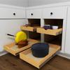 Elysian Pull-Out Tray Organizer, 17" W  21" D Sliding Storage Drawer with Full-Extension 35mm Ball-Bearing Slides, Roll-Out Shelf for Kitchen Cabinet Organization view 1