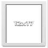 12x17 White Shadowbox Frame - Shadow Box Frame Interior Size 12x17 by 2 Inches Deep - White Frame is Made to Display Items Up to 1.75 Inches Deep Includes Shatter Resistant Acrylic, Backing, Hardware view 1