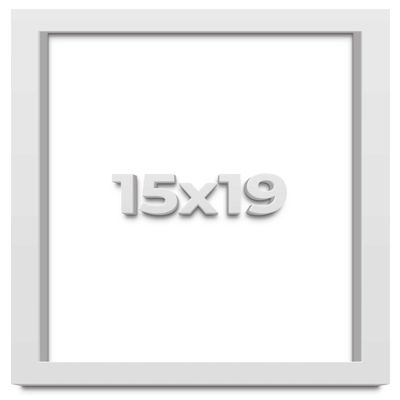 15x19 White Shadowbox Frame - Shadow Box Frame Interior Size 15x19 by 2 Inches Deep - White Frame is Made to Display Items Up to 1.75 Inches Deep Includes Shatter Resistant Acrylic, Backing, Hardware