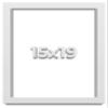 15x19 White Shadowbox Frame - Shadow Box Frame Interior Size 15x19 by 2 Inches Deep - White Frame is Made to Display Items Up to 1.75 Inches Deep Includes Shatter Resistant Acrylic, Backing, Hardware view 1