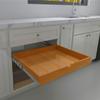 Elysian Pull-Out Storage Shelf, 29" W  21" D Rollout Cabinet Drawer with Full-Extension 35mm Ball-Bearing Slides, Sliding Tray Organizer for Kitchen Base Cabinets (Fit RTA cabinet B33) view 2