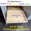Elysian Pull-Out Storage Shelf, 29" W  21" D Rollout Cabinet Drawer with Full-Extension 35mm Ball-Bearing Slides, Sliding Tray Organizer for Kitchen Base Cabinets (Fit RTA cabinet B33) view 4