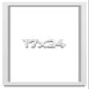17x24 White Shadowbox Frame - Shadow Box Frame Interior Size 17x24 by 2 Inches Deep - White Frame is Made to Display Items Up to 1.75 Inches Deep Includes Shatter Resistant Acrylic, Backing, Hardware view 1