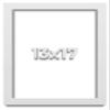 13x17 White Shadowbox Frame - Shadow Box Frame Interior Size 13x17 by 2 Inches Deep - White Frame is Made to Display Items Up to 1.75 Inches Deep Includes Shatter Resistant Acrylic, Backing, Hardware view 1