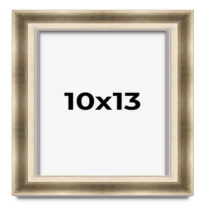 10x13 Silver Shadowbox Frame - Shadow Box Frame Interior Size 10x13 x 1.75 Inches Deep - Silver Frame Can Display Items Up to 1.75 Inches Deep Includes Shatter Resistant Acrylic, Backing, Hardware