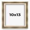 10x13 Silver Shadowbox Frame - Shadow Box Frame Interior Size 10x13 x 1.75 Inches Deep - Silver Frame Can Display Items Up to 1.75 Inches Deep Includes Shatter Resistant Acrylic, Backing, Hardware view 1
