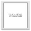 14x18 White Shadowbox Frame - Shadow Box Frame Interior Size 14x18 by 2 Inches Deep - White Frame is Made to Display Items Up to 1.75 Inches Deep Includes Shatter Resistant Acrylic, Backing, Hardware view 1