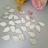100pcs of Tear Drop Shaped Mirror Mosaic Tile Mosaic Silver Real Mirror Glass (3/5"x1 1/6") view 3