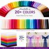 Elegant Organza Chair Sashes Sheer Fabric Sashes for Weddings, Parties, and Special Events (Pack of 10 Pieces, Lavender) view 3