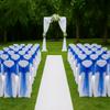 Elegant Organza Chair Sashes Sheer Fabric Sashes for Weddings, Parties, and Special Events (Pack of 10 Pieces, Royal Blue) view 2