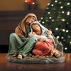 6" H AG Holy Family Sleeping view 1