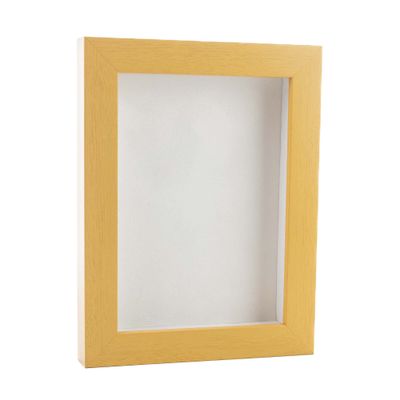 10x12 Shadow Box Frame Traditional Natural 15/16" Deep | 1" Depth of Usable Space | Interior Size 10x12 or 12x10 Inches| UV Resistant Acrylic, Acid-Free Backing, Wall Hangers | Made in USA