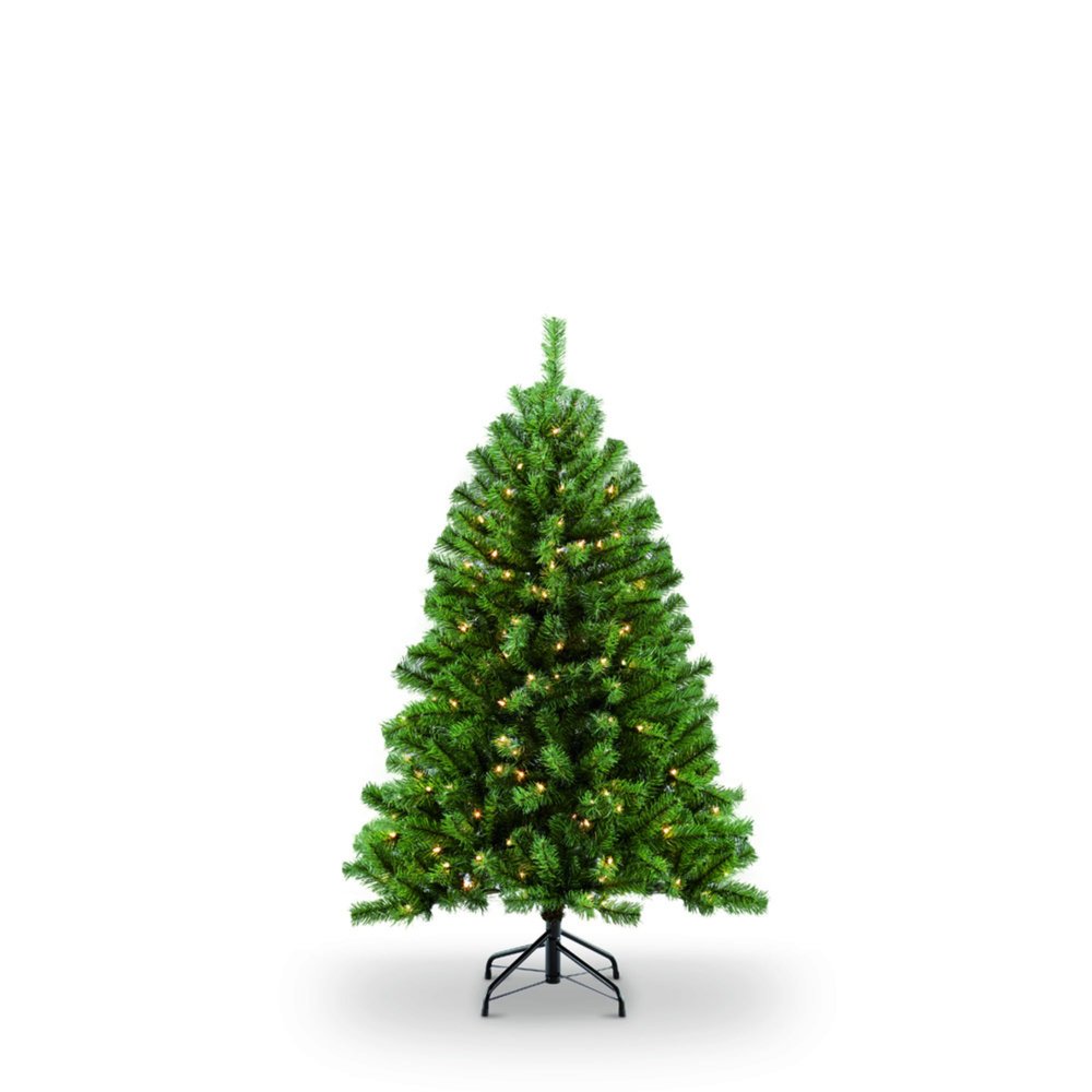 Pre-lit Full Northern Fir Artificial Christmas Tree - 4.5 - Clear Lights