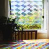 Rainbow Symphony  Rainbow Suncatcher Window Film, Diffraction Window Film, Stained Glass Window Cling, Holographic Prismatic Film, Radial Pattern, 24" x 36", Made in USA view 2