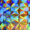 Rainbow Symphony  Rainbow Suncatcher Window Film, Diffraction Window Film, Stained Glass Window Cling, Holographic Prismatic Film, Radial Pattern, 24" x 36", Made in USA view 3