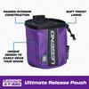 LEGEND XT520 Release Pouch and Finger Tab Bag, Purple view 2