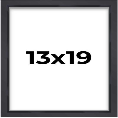 13x19 Black Shadowbox Frame - Shadow Box Frame Interior Size 13x19 by 1.5 Inches Deep - Black Frame Made to Display Items Up to 1.5 Inches Deep Includes Shatter Resistant Acrylic, Backing, Hardware