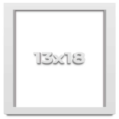 13x18 White Shadowbox Frame - Shadow Box Frame Interior Size 13x18 by 2 Inches Deep - White Frame is Made to Display Items Up to 1.75 Inches Deep Includes Shatter Resistant Acrylic, Backing, Hardware