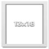 13x18 White Shadowbox Frame - Shadow Box Frame Interior Size 13x18 by 2 Inches Deep - White Frame is Made to Display Items Up to 1.75 Inches Deep Includes Shatter Resistant Acrylic, Backing, Hardware view 1