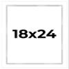 18x24 Shadow Box White Display Frame 1 Inch Deep | 1.5 Inch Wide Moulding | Includes Shatter Resistant Acrylic Plexiglass, Acid-Free Backing and Hanging Hardware view 1