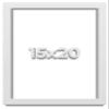 15x20 White Shadowbox Frame - Shadow Box Frame Interior Size 15x20 by 2 Inches Deep - White Frame is Made to Display Items Up to 1.75 Inches Deep Includes Shatter Resistant Acrylic, Backing, Hardware view 1