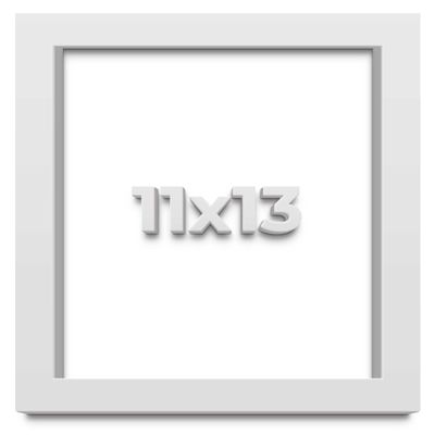 11x13 White Shadowbox Frame - Shadow Box Frame Interior Size 11x13 by 2 Inches Deep - White Frame is Made to Display Items Up to 1.75 Inches Deep Includes Shatter Resistant Acrylic, Backing, Hardware