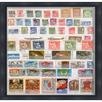 10x12 Black Shadowbox Frame - Shadow Box Frame Interior Size 10x12 x 1.25 Inches Deep - Black Frame Made to Display Items Up to 1.25 Inches Deep Includes Shatter Resistant Acrylic, Backing, Hardware