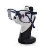 VIPbuy Handmade Wood Carving Eyeglasses Spectacle Holder Stand Sunglasses Display Rack Home Office Desk Dcor Gift (Panda) view 1