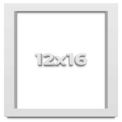 12x16 White Shadowbox Frame - Shadow Box Frame Interior Size 12x16 by 2 Inches Deep - White Frame is Made to Display Items Up to 1.75 Inches Deep Includes Shatter Resistant Acrylic, Backing, Hardware