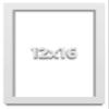 12x16 White Shadowbox Frame - Shadow Box Frame Interior Size 12x16 by 2 Inches Deep - White Frame is Made to Display Items Up to 1.75 Inches Deep Includes Shatter Resistant Acrylic, Backing, Hardware view 1