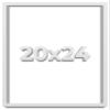 20x24 Shadow Box White Display Frame | Solid Wood | 1.75 inches Deep | 0.75 Inches Wide Moulding | Includes Shatter Resistant Acrylic Plexiglass, Backing and Hanging Hardware view 1