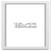 15x22 White Shadowbox Frame - Shadow Box Frame Interior Size 15x22 by 2 Inches Deep - White Frame is Made to Display Items Up to 1.75 Inches Deep Includes Shatter Resistant Acrylic, Backing, Hardware view 1