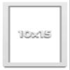 10x15 Shadow Box White High Gloss Solid Wood Display Frame | 1.5 Inches Deep | 1 Inch Moulding Width | Includes Shatter Resistant Acrylic Plexiglass, Backing and Hanging Hardware view 1