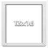 13x16 White Shadowbox Frame - Shadow Box Frame Interior Size 13x16 by 2 Inches Deep - White Frame is Made to Display Items Up to 1.75 Inches Deep Includes Shatter Resistant Acrylic, Backing, Hardware view 1