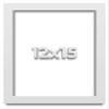 12x15 Shadow Box White Display Frame | 2 Inch Rabbet Depth | 1.25 Inch Moulding Width | Includes Shatter Resistant Acrylic Plexiglass, Backing and Hanging Hardware view 1
