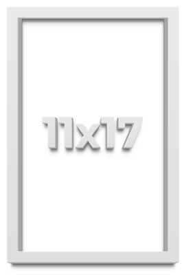 11x17 White Shadowbox Frame - Shadow Box Frame Interior Size 11x17 by 2 Inches Deep - White Frame Is Made to Display Items Up To 1.75 Inches Deep Includes Shatter Resistant Acrylic, Backing, Hardware