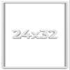 24x32 Shadow Box White Display Frame | Solid Wood | 1.75 inches Deep | 0.75 Inches Wide Moulding | Includes Shatter Resistant Acrylic Plexiglass, Backing and Hanging Hardware view 1