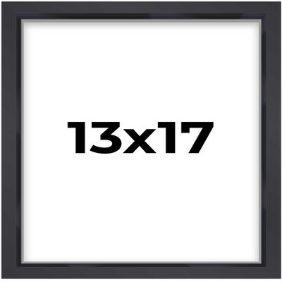 13x17 Black Shadowbox Frame - Shadow Box Frame Interior Size 13x17 by 1.5 Inches Deep - Black Frame Made to Display Items Up to 1.5 Inches Deep Includes Shatter Resistant Acrylic, Backing, Hardware