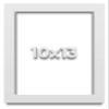 10x13 White Shadowbox Frame - Shadow Box Frame Interior Size 10x13 by 2 Inches Deep - White Frame is Made to Display Items Up to 1.75 Inches Deep Includes Shatter Resistant Acrylic, Backing, Hardware view 1