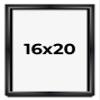 16x20 Shadow Box Black Beveled Display Frame | 1.5 Inch Deep | 0.75 Inch Moulding Width | Includes Shatter Resistant Acrylic Plexiglass, Backing and Hanging Hardware view 1