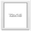 12x18 White Shadowbox Frame - Shadow Box Frame Interior Size 12x18 by 2 Inches Deep - White Frame is Made to Display Items Up to 1.75 Inches Deep Includes Shatter Resistant Acrylic, Backing, Hardware view 1