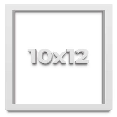10x12 White Shadow Box 1.5 Inches Deep Solid Wood Display Frame | Includes Shatter Resistant Acrylic Plexiglass, Backing and Hanging Hardware