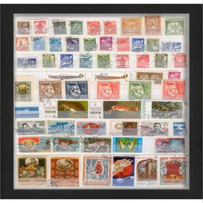 10x14 Black Shadowbox Frame - Shadow Box Frame Interior Size 10x14 by 2 Inches Deep - Black Frame is Made to Display Items Up to 1.75 Inches Deep Includes Shatter Resistant Acrylic, Backing, Hardware