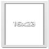16x23 White Shadowbox Frame - Shadow Box Frame Interior Size 16x23 by 2 Inches Deep - White Frame is Made to Display Items Up to 1.75 Inches Deep Includes Shatter Resistant Acrylic, Backing, Hardware view 1
