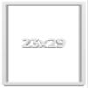 23x29 White Shadowbox Frame - Shadow Box Frame Interior Size 23x29 by 2 Inches Deep - White Frame is Made to Display Items Up to 1.75 Inches Deep Includes Shatter Resistant Acrylic, Backing, Hardware view 1