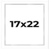 17x22 Shadow Box White Display Frame 1 Inch Deep | 1.5 Inch Wide Moulding | Includes Shatter Resistant Acrylic Plexiglass, Acid-Free Backing and Hanging Hardware view 1