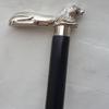 Mahira Nautical Lion FACE Antique Finishing Wood Walking Stick-Antique Brass Solid Gift Canes B view 1