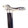 Mahira Nautical Lion FACE Antique Finishing Wood Walking Stick-Antique Brass Solid Gift Canes B view 2